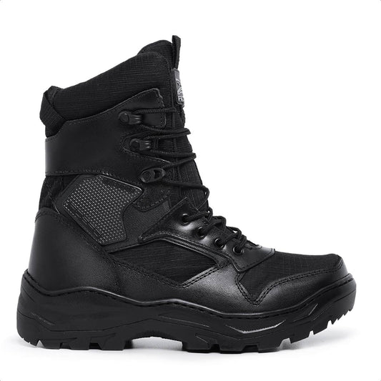 Bota de combate militar Harpoon Pro Steel en negro