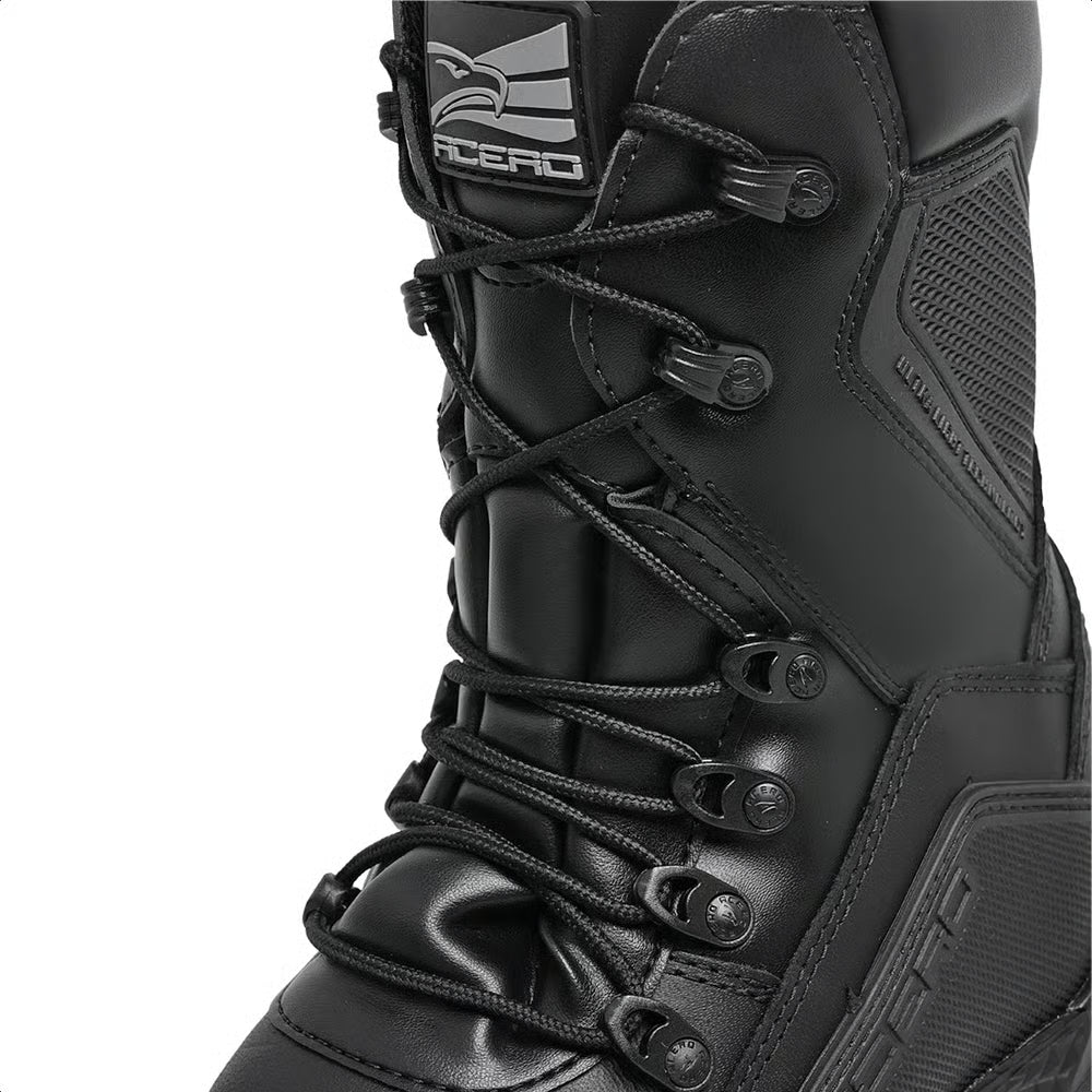 Acero Titanium Tactical Military Boot Leather
