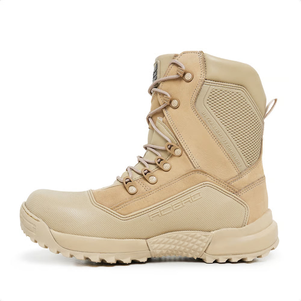 Acero Titanium Tactical Military Boot Leather