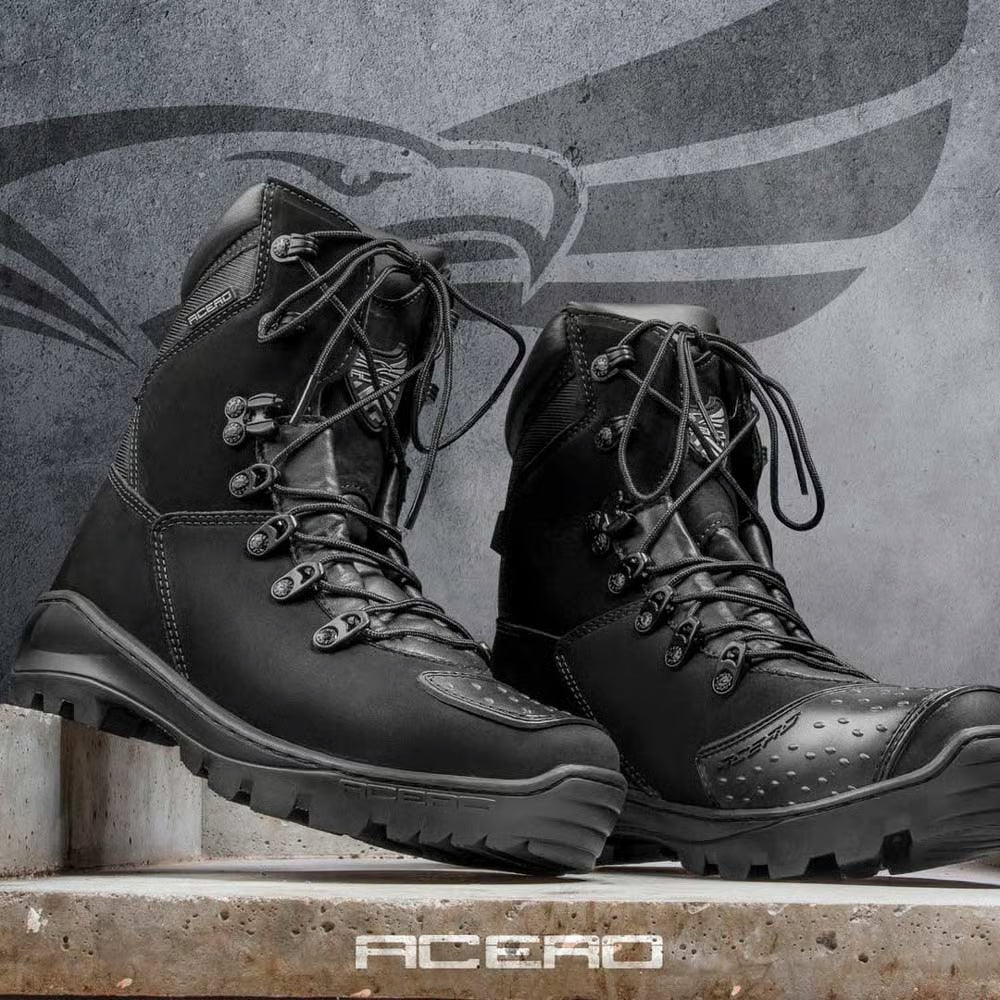 Acero Tiger Motors Motorcycle Boot Leather